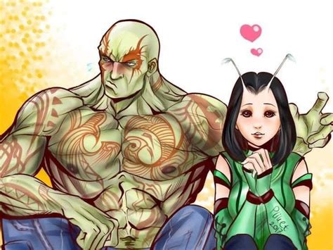 mantis x drax|drax and mantis marvel.